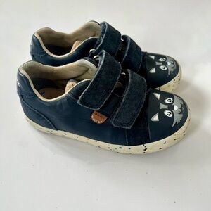 Geox Kids' Navy and Tan Cat Sneakers
